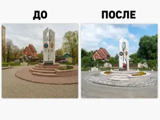 В Домодедово обновили мемориалы памяти ликвидаторов и ветеранов