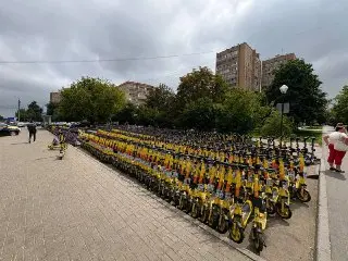 В Балашихе обнаружено ‘кладбище’ из 600 самокатов