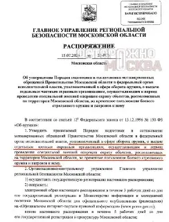 Охранникам Подмосковья выдают оружие для защиты от БПЛА