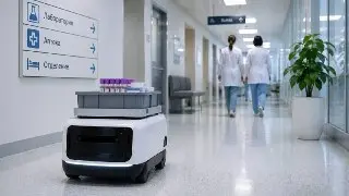 Автономные Роботы-Курьеры Оптимизируют Работу Больниц