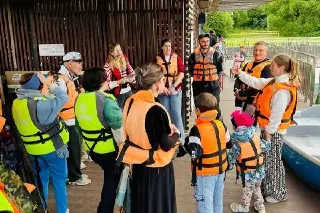 Первая лодочная экскурсия по Большому пруду Зеленограда 24 июля