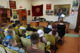 Школьники Рузского округа встретились с поисковиком Артёмом Байковым