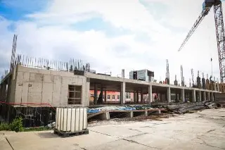 Строительство новой пристройки школы на 200 мест в Софьино