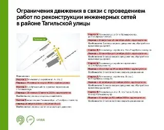 Ограничение движения на Тагильской улице: что нужно знать