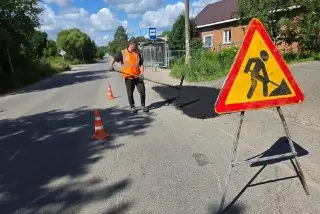 В Серпухове отремонтировали 1200 ям, работы продолжаются