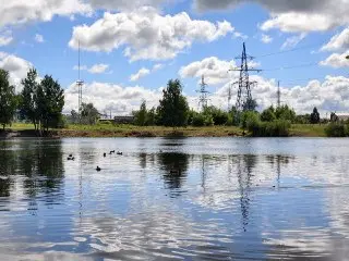 Пруд на улице Свердлова в Орехово-Зуеве обновлен