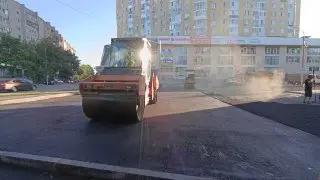 На улице Надсоновской стартовало строительство новой парковки