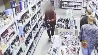 В Бирюлёво задержали вора с корзиной алкоголя и продуктов