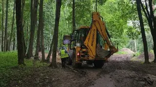 Благоустройство парка Красногорска: новый пешеходный маршрут