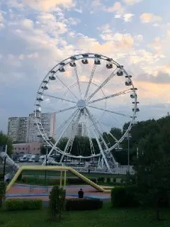 Бесплатное колесо обозрения и карусель открылись в Москве