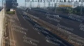 ДТП на МКАД: Легковушка перевернулась и загорелась