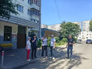 Глава управы провёл обход территории в Новокосино