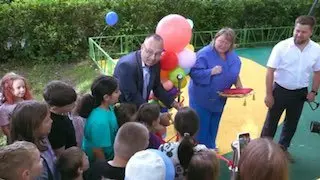 В Истре открыли новую детскую игровую площадку