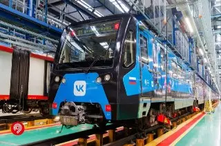 Новый тематический поезд VK запустили в московском метро