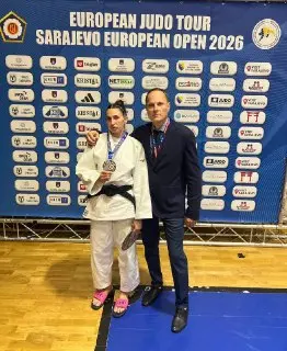 Дарья Захарова завоевала серебро на Кубке Европы по дзюдо