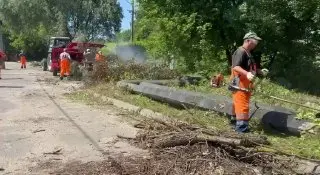 Субботник в Ивантеевке: Благоустройство улиц и чистота города