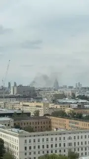 Пожар в жилом комплексе в центре Москвы: Ранг повышен до 2-го