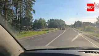 Столкновение такси и легковушки под Хорлово: никто не пострадал