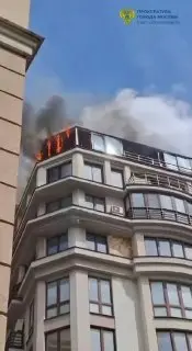Пожар в ЖК «Дом на Страстном бульваре»: 400 м² в огне