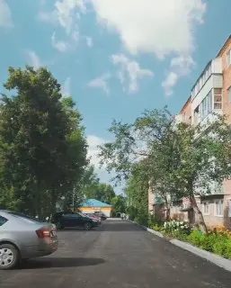 Благоустройство двора в Богатищево: новые дороги и скверы
