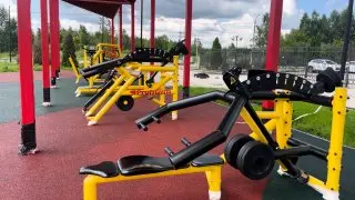 Новая Спортивная Площадка с Уличными Тренажерами Открыта