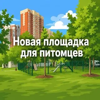 В районе На Веерной открылась новая площадка для собак