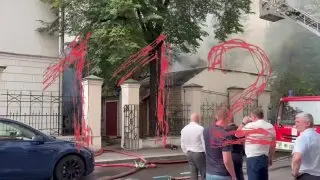 Пожар на усадьбе Нарышкиных: что произошло на территории памятника