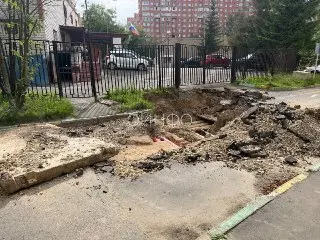 Жители Одинцово недовольны долгими раскопками в 5-м микрорайоне