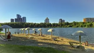 Новые кабинки для переодевания на Борисовских прудах