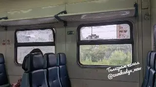 В Подмосковной Электричке Разбили Окна: Пассажиры В Шоке