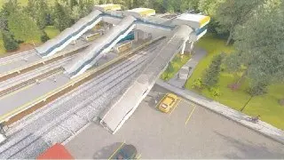 Возобновление реконструкции пешеходного моста на станции Икша