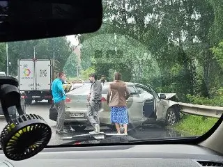 ДТП на ул. Горбуновской в Хотьково: движение затруднено
