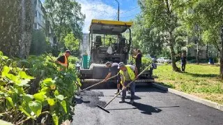 Благоустройство дворов на Красногвардейском бульваре в Подольске