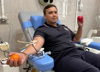 Полицейские Коломны участвуют в благотворительной акции «Донор в погонах»