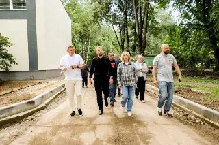 Капремонт школы № 24: новый стадион и спортплощадки к августу