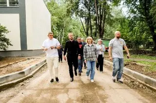 Капитальный ремонт школы № 24: благоустройство и новые спортивные площадки