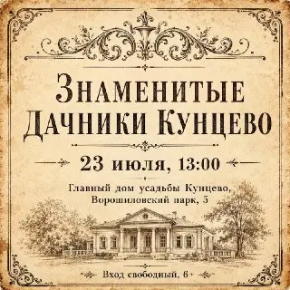 Экскурсия по Кунцево: Откройте тайны знаменитых дачников XIX века