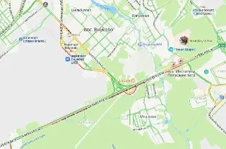 ДТП на Киевском шоссе: Пробка до 2 км у аэропорта Внуково
