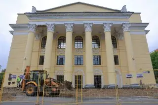 Исторический облик лестницы ДиКЦ «Костино» восстановят в этом году