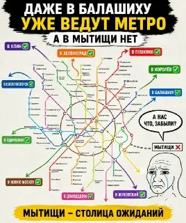 Продление метро до Балашихи: новые перспективы и проблемы Мытищ