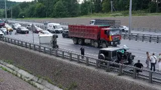 Столкновение на Киевском шоссе: ДТП парализовало движение
