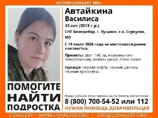 Пропажа 13-летней девочки в Пущино: волонтёры и спортсмены на поисках