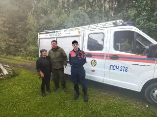 Спасение заблудившейся грибницы в лесу под Наро-Фоминском