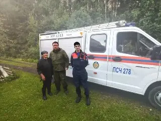Скорая эвакуация: спасение женщины из леса в Подмосковье