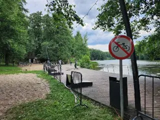 Ремонт настила на набережной парка «Пехорка» стартовал