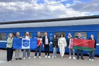 Молодежь Бреста отправилась на празднование юбилея Тюмени