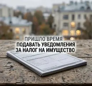 Сроки представления уведомлений по имущественным налогам в 2026 году