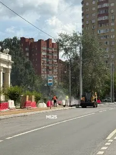 Обновление тротуаров: нечётная сторона Саранской в ремонте