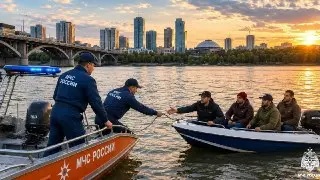 Спасатели помогли 11 людям выбраться из водной ловушки