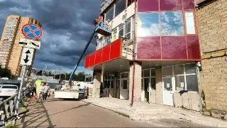 Демонтаж торгового центра «Поляна» у МЦД «Химки» начался
